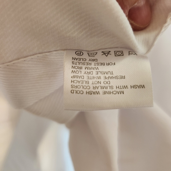 Men's Button Up  Dress Shirt Size 18 1/2 34/35 Uses Cuff Links Plus Size - Picture 5 of 7